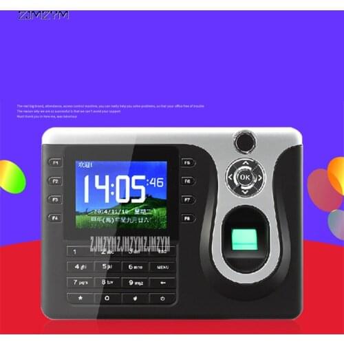 TCP/IP Biometric Fingerprint Time Clock Recorder Attendance Employee Electronic English Punch Reader Machine Realand A-C101 12V