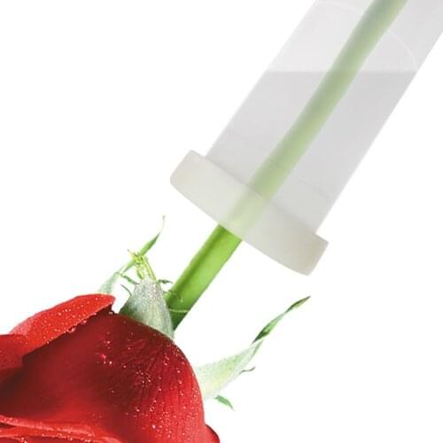 10pcs Flower Tube Blue Plastic Water Tube Flowers Plant Nutrition Keep Fresh Rhizome Tube Hydroponic Container Home Decor