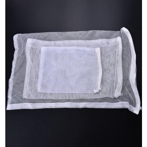 Temporary catfish bag for fishing Aquarium Fish Tank Isolation Bag Mesh Bag Pond Filter Net Bag For Bio Ball Carbon