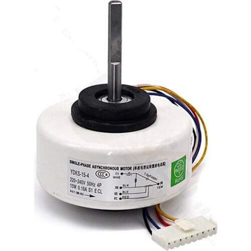 YDKS-15-4 Single-phase Asynchronous Air Conditioning Fan Motor for Media Indoor Air Conditioning Parts