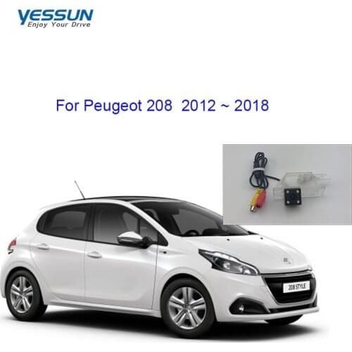 Yessun Rear view Camera For Peugeot 208 2012 2013 2014 2015 2016 2017 2018 CCD fisheye rear camera/car license plate camera