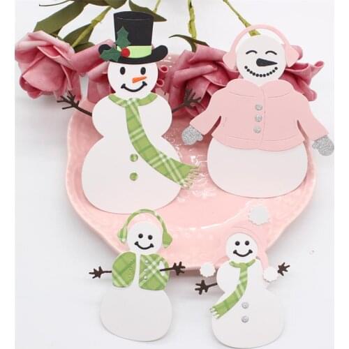 YPP CRAFT Snowman Metal Cutting Dies Stencils for Scrapbooking/photo album Decorative Embossing Paper Cards