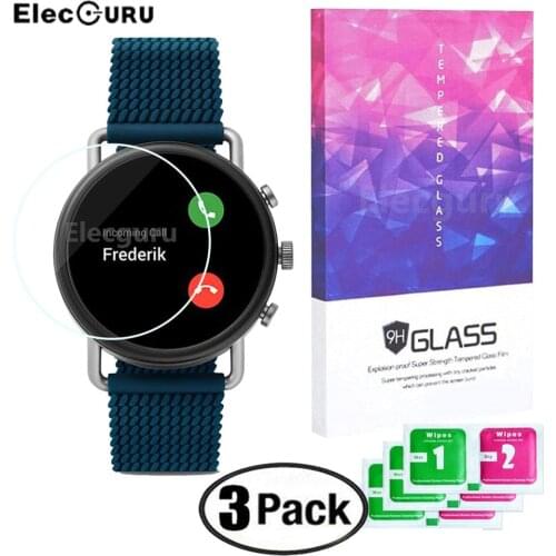 Tempered Glass Screen Protector for Skagen Falster 3(SKT5200 SKT5201 SKT5203) Anti-Scratch Protective Glass Film Smart Accessory