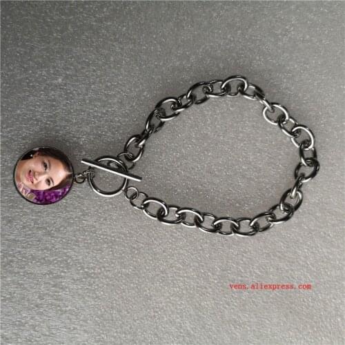 Sublimation blank women bracelets good quality round bracelet hot tranfer printing jewelry consumable 15pcs/lot