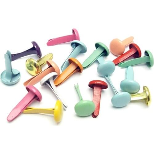 3000pcs 8mm Mix Color Optional Scrapbooking Brads Round Nail Photo Album Paper Crafts Gift Card Handmade Fastners Accessories
