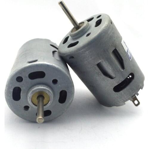 380 Motor Shaft Length 16mm Electric DC 3V 6V 9V 12V High Speed 7500rpm - 29000rpm Carbon Brush Metal DIY Model Boat RS380-4238