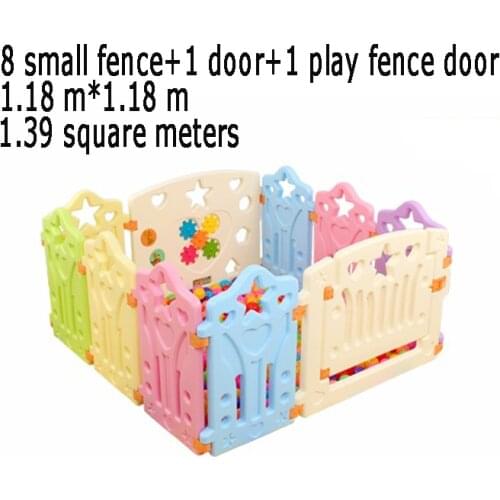 8PCS Indoor Baby Playpens Outdoor Games Fencing Children Play Fence Kids Activity Environmental Protection EP Safety Play Yard