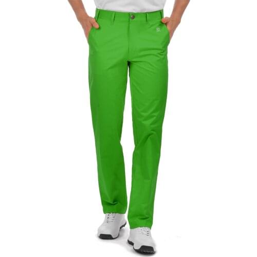 Mens Golf Pants Lesmart Dry Fit Breathable Chino Trousers Elastic Casual Leisure Man Sports Long Pants for Spring Summer
