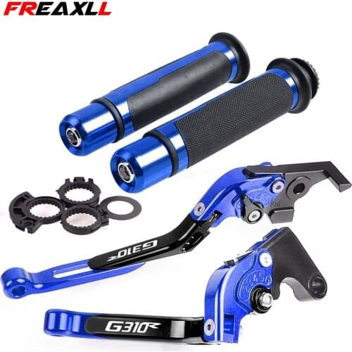 For BMW G310R G 310 R 2017 2018 G 310R Motorcycle Accessories CNC Brake Clutch Levers Handlebar Grip Handle Hand Grips Cap