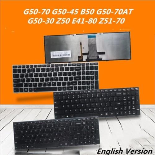 Laptop English Keyboard For LENOVO G50-70 G50-45 B50 G50-70AT G50-30 Z50 E41-80 Z51-70 Notebook Palmrest Cover Upper Cover