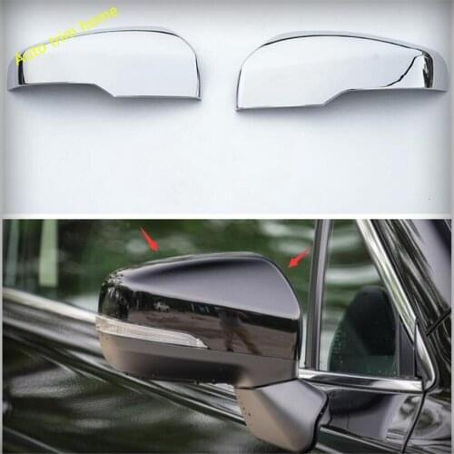 Outside Door Rearview Mirror Shell Rear-view Mirror Cover Trim Fit For Subaru Forester 2019 2020 2021 ABS Auto Accessories