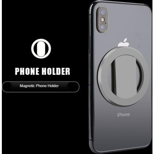 Cellphone Ring Holder Magnetic Phone Stand Creative Ultra-thin Strong Magnetic Suction Ring Buckle Car Lazy