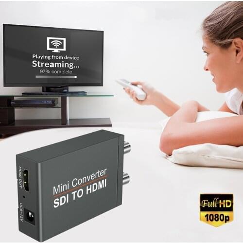 Mini Converter SDI To HDMI Mini 3G HD SD-HDMIVideo Adapter With Audio For Camera Auto Format Detection