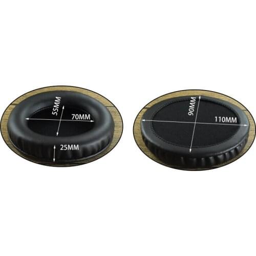POYATU Headphone Cushion Pads Cover For Sponge Earpads 110*90mm Headphone replacement earpads