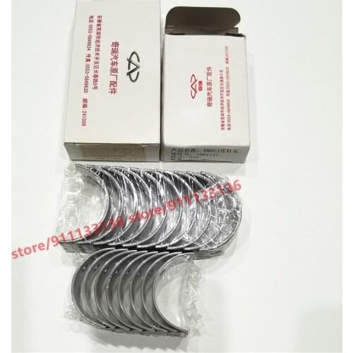 Engine Crankshaft Bearing &Connecting Rod Bearing For Fit For Chery Tiggo 2/Tiggo 3x A5 Fora Fulwin 2 Very Bonus E3 Bonus 3 1.5L