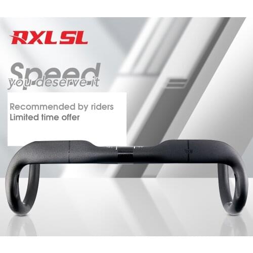 RXL SL Carbon Bicycle Handlebar 31.8mm Internal Routing UD Matte 400/420/440mm Road Bike Handlebars