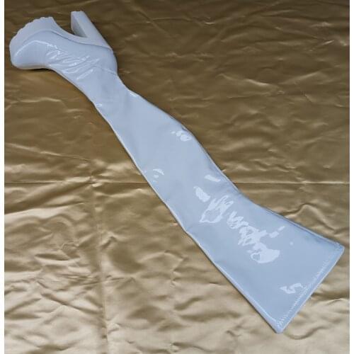 Sexy Woman Solid Patent leather Thigh boots Super platform Chunky High Heel Over knee Boots Stage Fashion martin boots