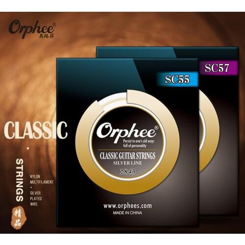 Orphee SC SERIES CLASSICAL GUITAR STRINGS Hard/Normal Tension 028-043/028-045