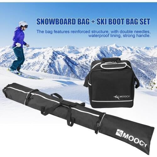 Snowboard And Boot Bag Large Capacity Storage Boots Clothing Placed Skis Backpack Combo Padded Waterproof Ski Travel Bags