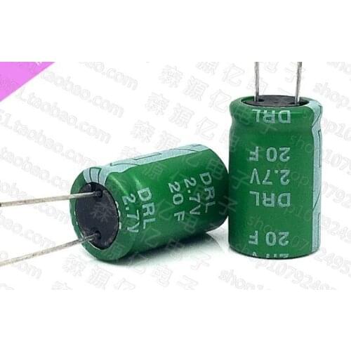 Taiwan 2.7V20F super capacitor 2.7V20F Fala capacitance 20F 2.7V 16*27mm