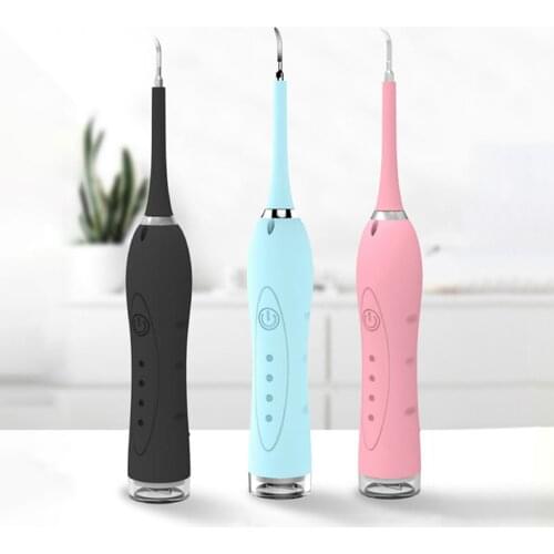 Electric Tooth Scaler Calculus Plaque Remover Tool Kit Portable Tartar Cleaner Healthy Gums Whiten Unisex Home Beauty