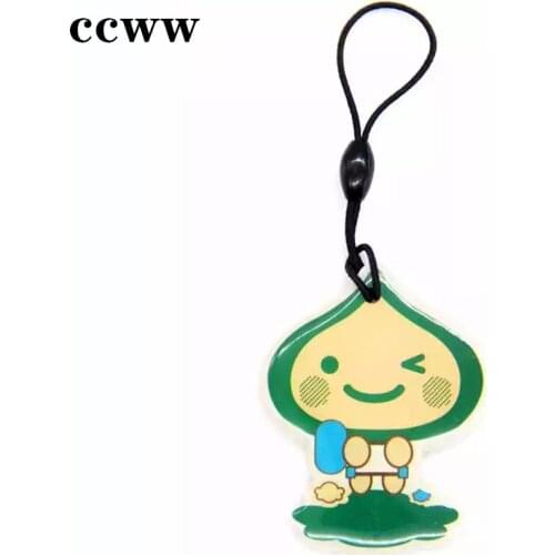 Waterproof ID 125KHz T5577 Rewritable Writable Keyfobs RFID Keychain Badge Token Key tag Access Control Card Fast Shipping 1Pcs