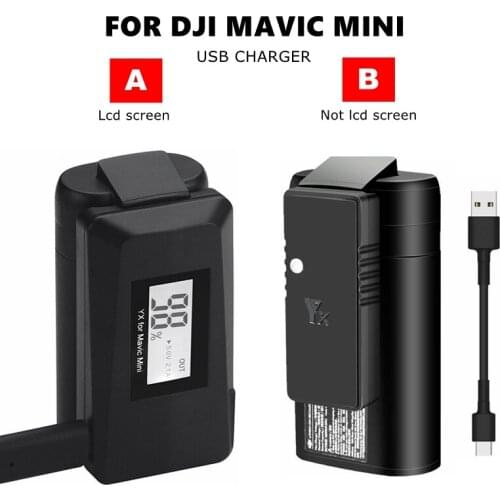 Mavic Mini LCD Digital Display Charger Intelligent Flight Battery Charger For DJI Drone Battery Charging Hub Accessories