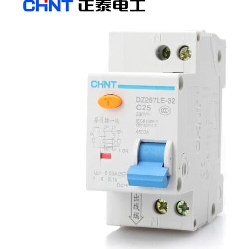 CHNT Leakage Protection Double Into The Double DZ267LE 25A Circuit Breaker Accounted For Two Home Leakage Air Switch