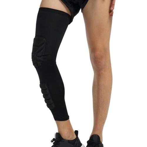 1pc Knee Pad Sleeve Long Breathable Leg Protector Protective Cover for Outdoor Fitness Climbing Basketball Football Cycling