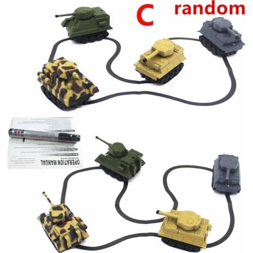 1PCS Magic Paintbrush Track Toy Car Creative Induction Car Excavator Tank Construction Car Child Birthday Gift