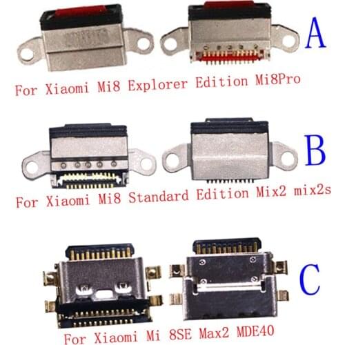 10Pcs Micro Usb Charger Charging Port Plug Dock Connector For Xiaomi MI8 MI 8 SE M8 Pro Max Mix 2 2S Mix2 Mix2s 8SE Mi8SE Max2
