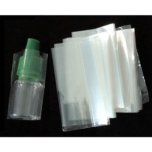 100pcs/LOT PVC Heat Shrink Wrap storage Bag Retail Seal Packing Bag Clear Plastic Polybag Gift Cosmetics Packaging Pouch