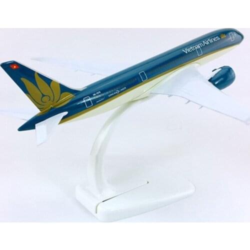 1/300 Scale 18CM B787 airline aircraft model diecast alloy Vietnam airlines airplane B-787 kids collection Toys children