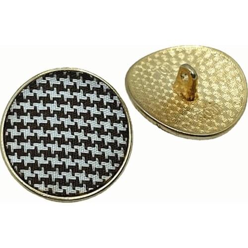 2pcs/lot Cloth Button New Spot Leopard Fashion Suit Sweater Button Metal Gold Shank Button for Clothing Accessories Decorative