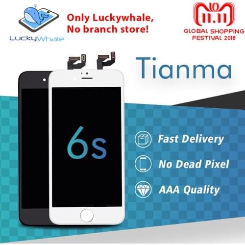 20PCS Premium Tianma LCD For iPhone 6S LCD Display 4.7 inch ecran Grade AAA pantalla For iphone 6s Screen Replacement Free DHL