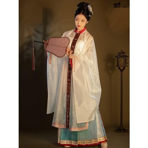 2021 chinese elegant ming dynasty hanfu retro satin dance costume cosplay oriental stage performance ancient printing dress