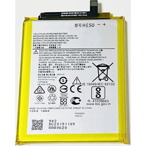 3.8V 5000mAh HE50 For E5 Plus XT1924-1 XT1924-2 XT1924-3 XT1924-4 XT1924-5 XT1924-7 XT1924-8 XT1924-9 Battery