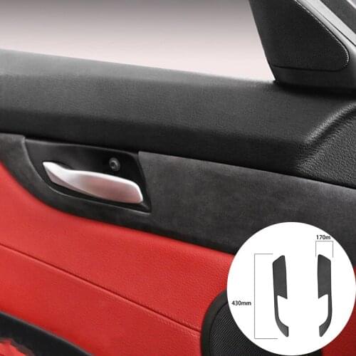 For BMW Z4 E89 2006-2019 Alcantara Suede Wrap Car Door Bowl Decals Cover Trim Stickers Door Handle Panel Mouldings Accessories
