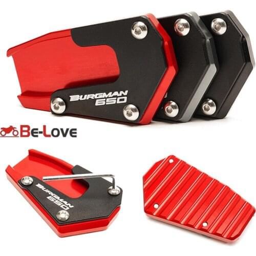 New For SUZUKI burgman 650 /executive 2013-2019 2020 Motorcycle Side Stand Extension Kickstand Plate Enlarger Support Extension