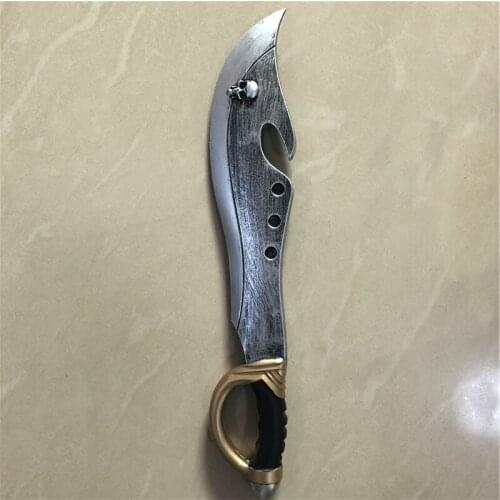 1:1 Pirate Skeleton Chopper Ax Action Figure Model Halloween Cosplay Prop PU Weapon Movie Game Anime Kids Role 53cm