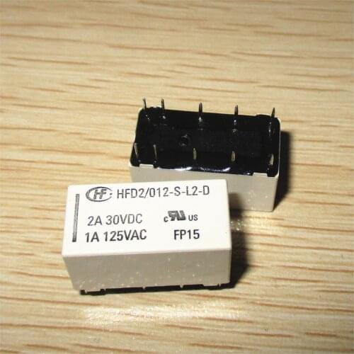 HFD2-012-S-L2-D HFD2/012-S-L2-D 2A 30VDC 2pcs