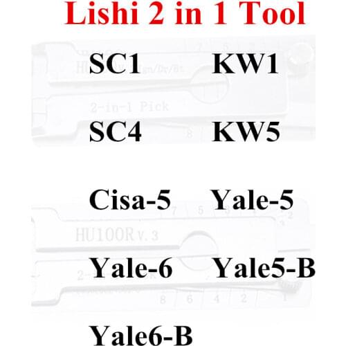 Lishi 2 in 1 Tool SC1 KW1 SC4 KW5