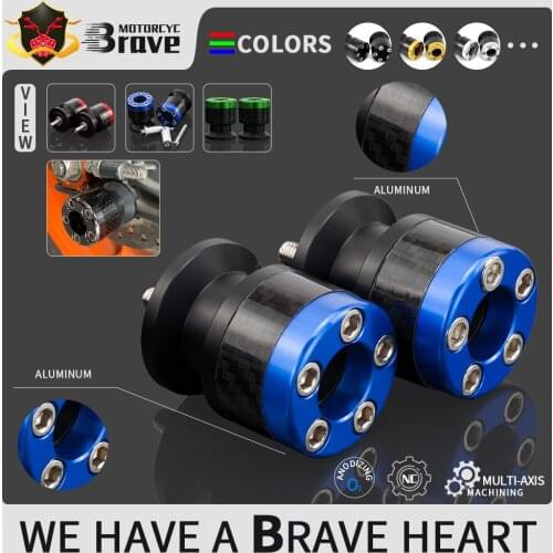 CNC Motorcycle Carbon Fiber Aluminum Swingarm Spools slider M8 M6 M10 For YAMAHA SUZUKI KAWASAKI HONDA DUCATI KTM BMW