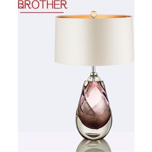 BROTHER Creative Table Lamp Modern LED Decorative Desk Light for Home Bedside Bedroom