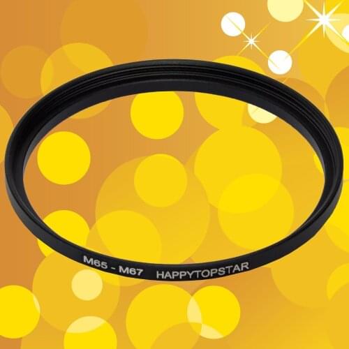 M65 (65mm 1mm thread pitch) to M67 (67mm 0.75mm thread pitch) M65-M67 65-67 mm Coupling Ring Adapter For Lens Filter