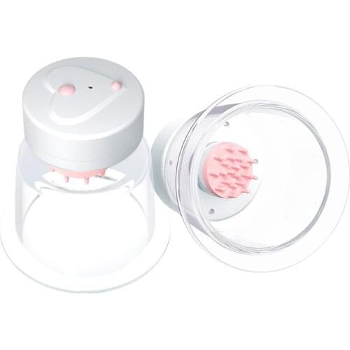 Rotate Stimulation Breast Pump Bra Massager Licking Nipple Sucker Breast Enlargement Vibrator Sex Toys For Women Masturbation