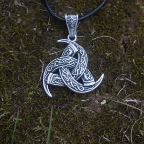 Norse Odins Horn Pendant Viking Symbol necklace Amulet Talisman Charm