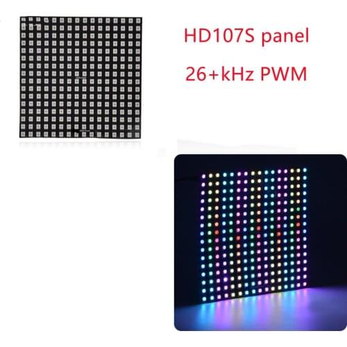 8*16 16*16 128/256 LEDs Full Color HD107S Panel Addressable LED Panel 5050 RGB Flexible Pixel Panel Light DC5V 26+kHz PWM CLK