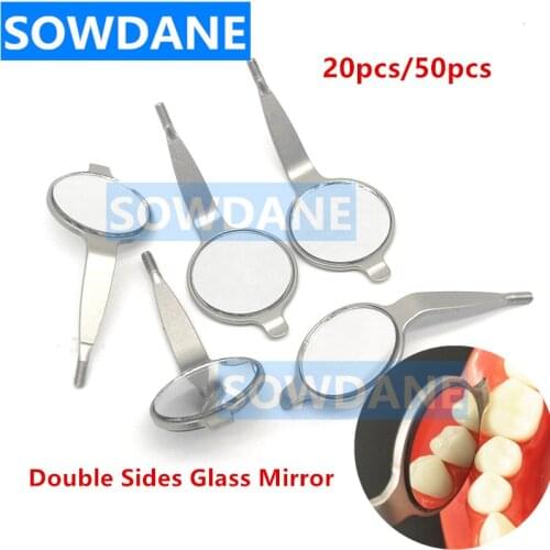 Dental Mouth Mirror Odontoscope Oral Care Teeth Clean Examination Hygiene Glass Mirror Front surface Double Sides