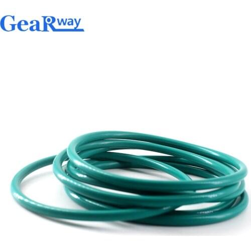 Gearway O Ring Seal Gasket Green FKM 3.5mm thickness O Ring Seal Washer 53/54/55/56/73/74/75mm OD 70SH Hardness O Ring Sealing
